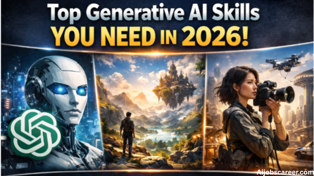 Top Generative AI Skills You Need in 2026: ChatGPT, Midjourney & Sora Guide