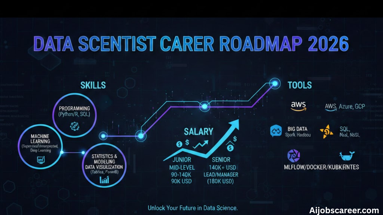 Data Scientist Career Roadmap 2026: Skills, Salary & Tools