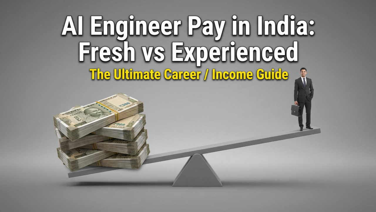 AI Engineer Pay in India: Fresh vs Experienced - The Ultimate Career / Income Guide