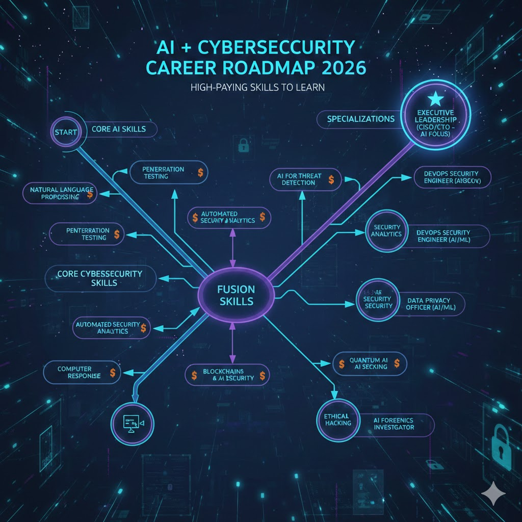 AI + Cybersecurity Career Roadmap 2026: High-Paying Skills to Learn
